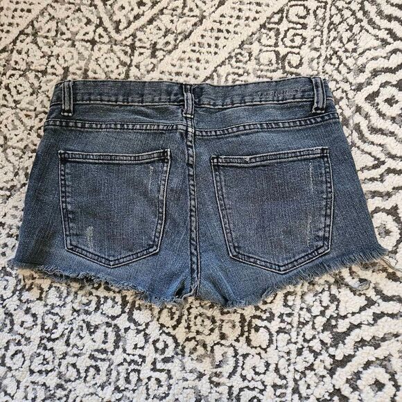 3/$15 Les Halles Cut Off Denim Short Shorts Size 27 - Picture 4 of 6